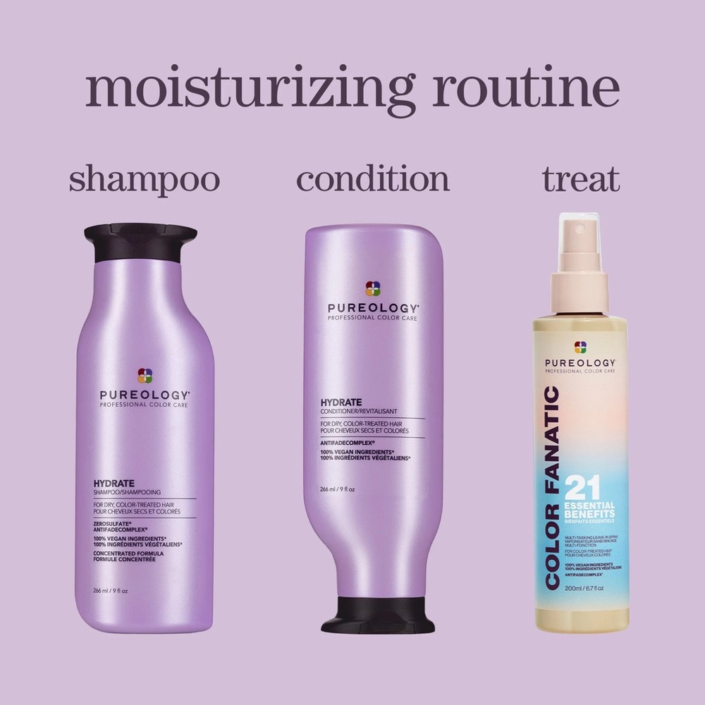 Pureology Hydrate Shampoo and Conditioner Duo pack 9 fl oz each - Picture 8 of 9
